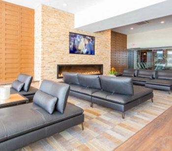 Furnished resident lounge
